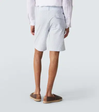 Vilebrequin Brad striped seersucker Bermuda shorts | Thumbnail 5