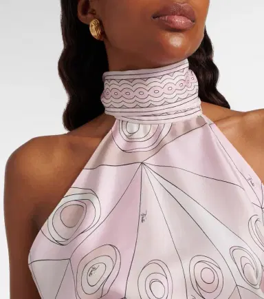 Pucci Occhi silk twill top | Thumbnail 5