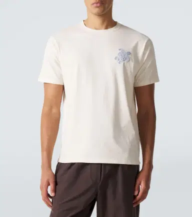 Vilebrequin Embroidered cotton jersey T-shirt | Thumbnail 3 Vilebrequin Embroidered cotton jersey T-shirt | Thumbnail 3