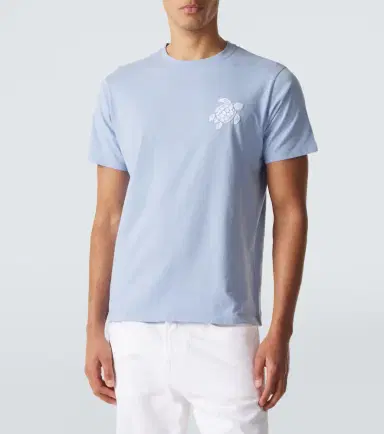 Vilebrequin Embroidered cotton jersey T-shirt | Thumbnail 2