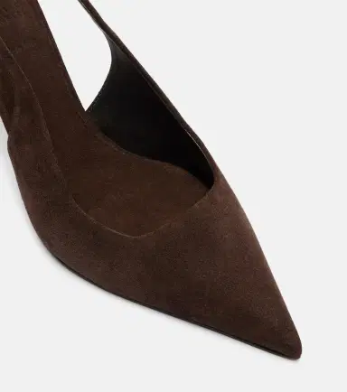 Brunello Cucinelli Monili suede slingback pumps | Thumbnail 2 Brunello Cucinelli Monili suede slingback pumps | Thumbnail 2