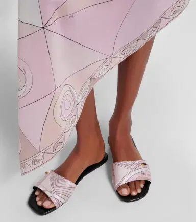 PUCCI Yummy Iride twill slides | Thumbnail 6
