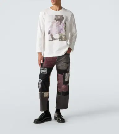 Junya Watanabe x Merz B. Schwanen cotton jersey T-shirt | Thumbnail 5