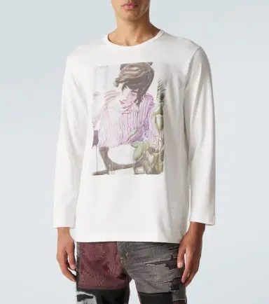 Junya Watanabe x Merz B. Schwanen cotton jersey T-shirt | Thumbnail 6