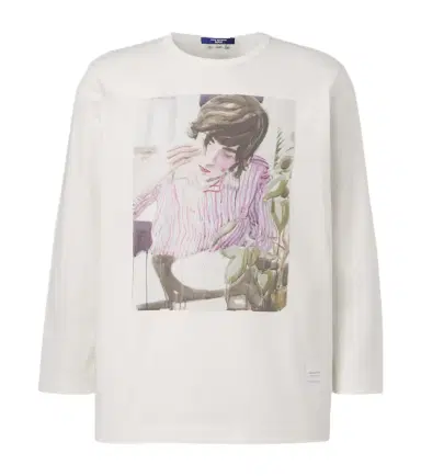 Junya Watanabe x Merz B. Schwanen cotton jersey T-shirt | Thumbnail 1
