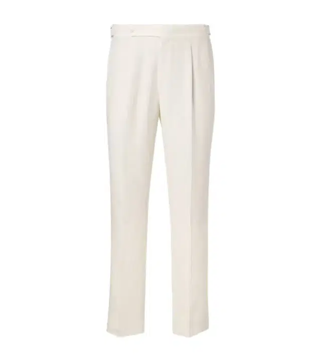 Stòffa Pleated linen wide-leg pants