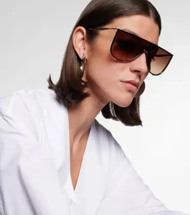 Alaïa Alaïa Lettering Logo flat-top sunglasses | Thumbnail 3