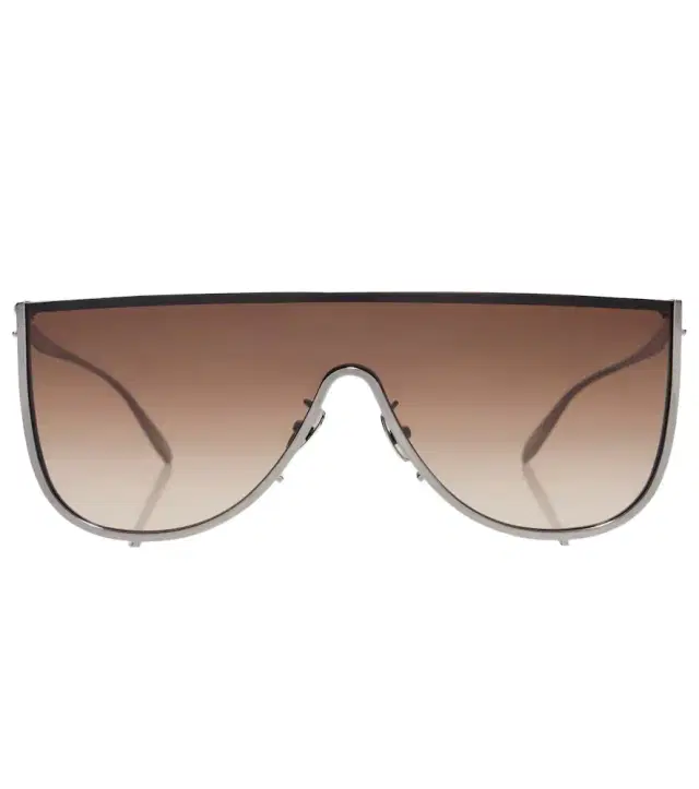Alaia Alaïa Lettering Logo flat-top sunglasses