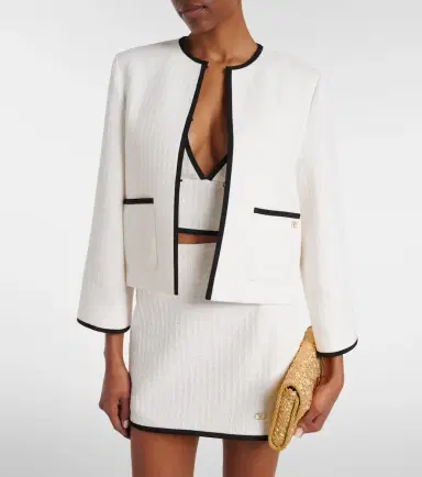 Valentino Cotton tweed jacket | Thumbnail 3