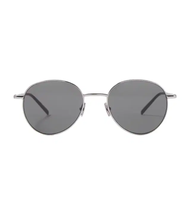 Saint Laurent Logo round glasses