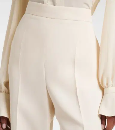 Valentino Cady Couture silk flared pants | Thumbnail 4 Valentino Cady Couture silk flared pants | Thumbnail 4