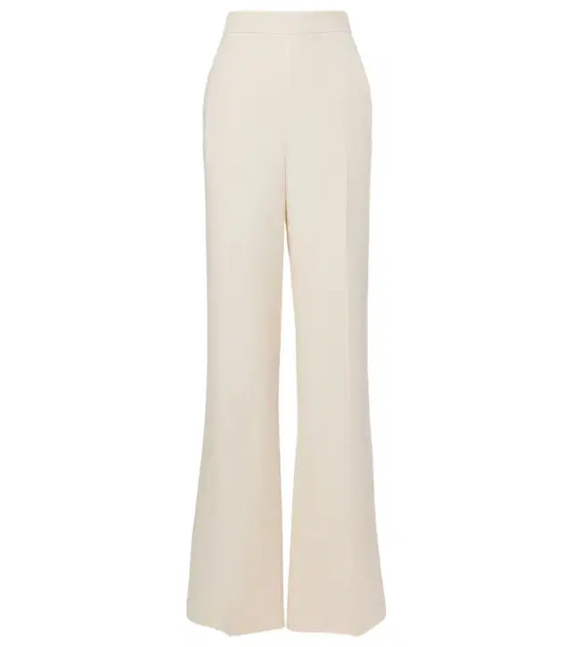 Valentino Cady Couture silk flared pants