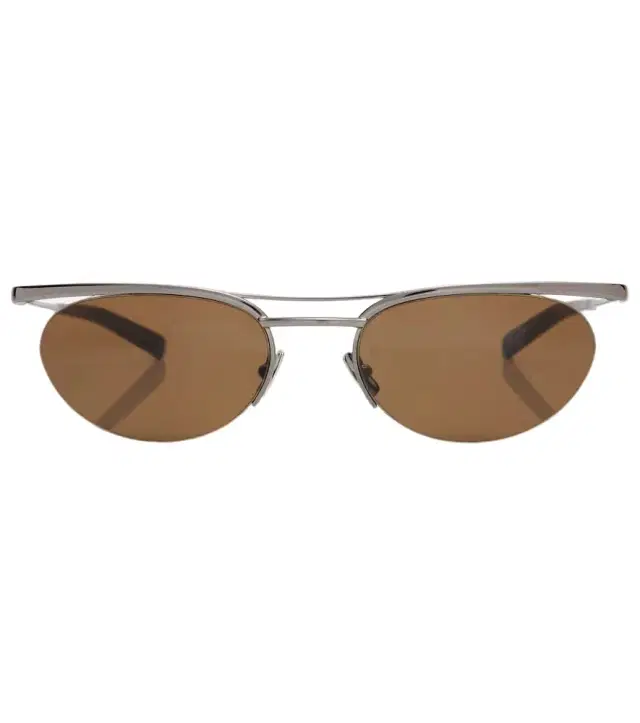 Saint Laurent SL Logo oval sunglasses