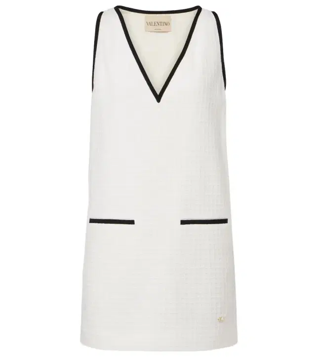 Valentino VLogo cotton tweed minidress