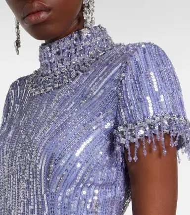 Jenny Packham Madelaine embellished gown | Thumbnail 4