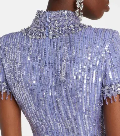 Jenny Packham Madelaine embellished gown | Thumbnail 5