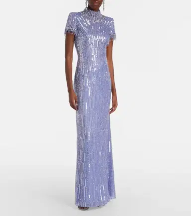 Jenny Packham Madelaine embellished gown | Thumbnail 6