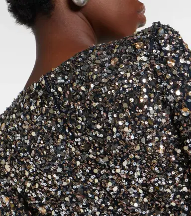 Jenny Packham Marie sequined gown | Thumbnail 3 Jenny Packham Marie sequined gown | Thumbnail 3