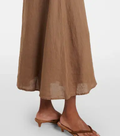 Velvet Reta linen midi dress | Thumbnail 3