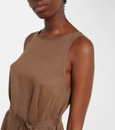 Velvet Reta linen midi dress | Thumbnail 6