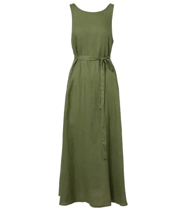 Velvet Reta linen midi dress