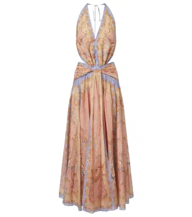 Zimmermann Indra cotton and silk-blend maxi dress | Thumbnail 1 Zimmermann Indra cotton and silk-blend maxi dress | Thumbnail 1