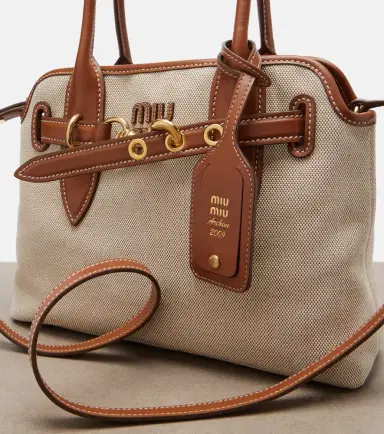Miu Miu Aventure Small canvas tote bag | Thumbnail 3
