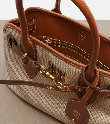 Miu Miu Aventure Small canvas tote bag | Thumbnail 4