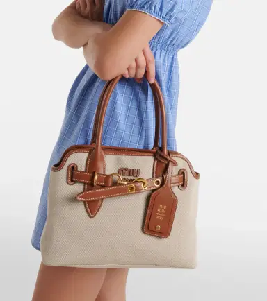 Miu Miu Aventure Small canvas tote bag | Thumbnail 6