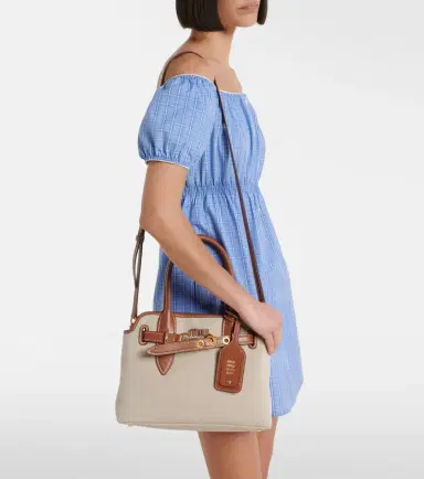 Miu Miu Aventure Small canvas tote bag | Thumbnail 7