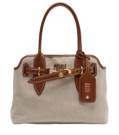 Miu Miu Aventure Small canvas tote bag | Thumbnail 1