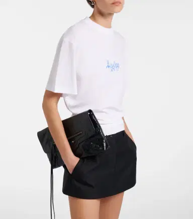 Balenciaga Logo cotton jersey top | Thumbnail 3 Balenciaga Logo cotton jersey top | Thumbnail 3