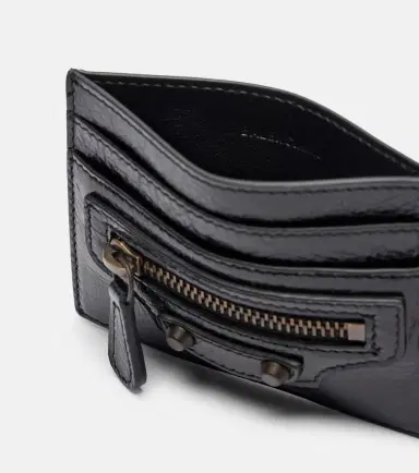 Balenciaga Le City leather card holder | Thumbnail 2