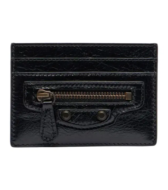Balenciaga Le City leather card holder