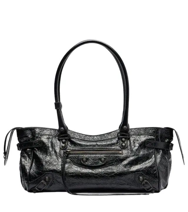 Balenciaga Le City East-West leather shoulder bag