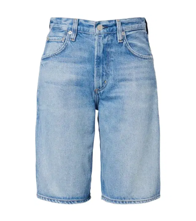 Court denim Bermuda shorts