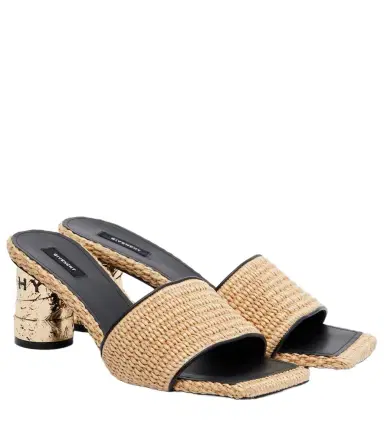 Givenchy Tape leather-trimmed mules | Thumbnail 1