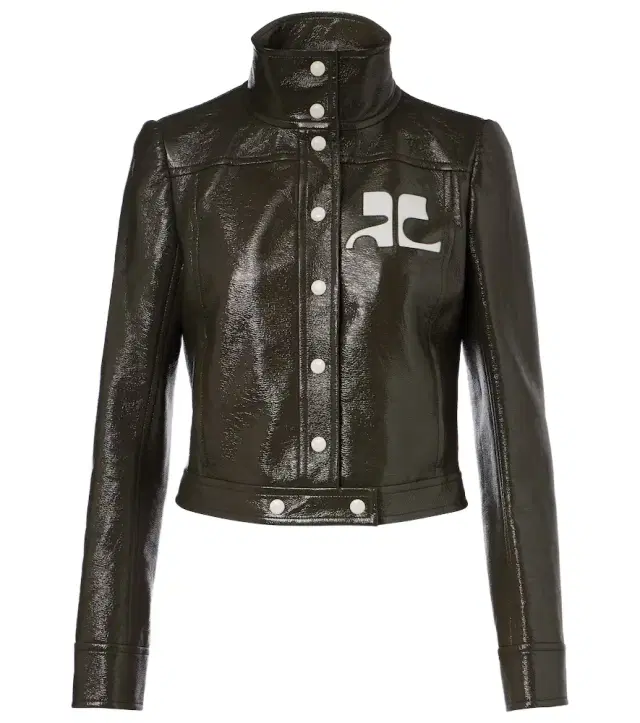 Courrèges Cotton-blend vinyl jacket