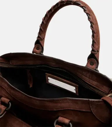 Balenciaga Le City Small suede top-handle bag | Thumbnail 2 Balenciaga Le City Small suede top-handle bag | Thumbnail 2