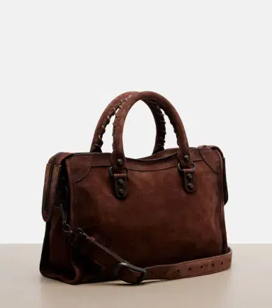 Balenciaga Le City Small suede top-handle bag | Thumbnail 3 Balenciaga Le City Small suede top-handle bag | Thumbnail 3