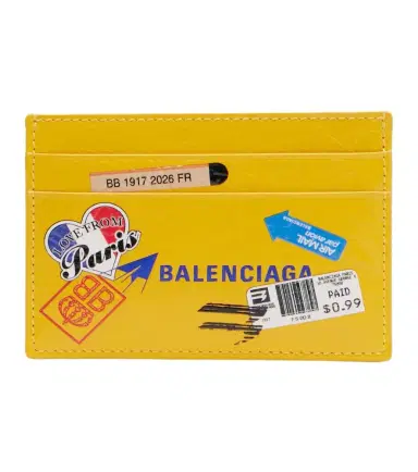 Balenciaga Logo printed leather card holder | Thumbnail 1 Balenciaga Logo printed leather card holder | Thumbnail 1