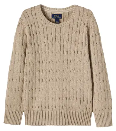 Polo Ralph Lauren Kids Cable-knit cotton sweater | Thumbnail 1