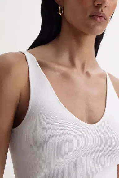 Scanlan Theodore Knit V Neck Singlet | Thumbnail 3 Scanlan Theodore Knit V Neck Singlet | Thumbnail 3