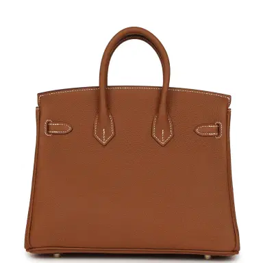 HERMÈS Hermes Birkin 25 Gold Togo Gold Hardware | Thumbnail 4 HERMÈS Hermes Birkin 25 Gold Togo Gold Hardware | Thumbnail 4