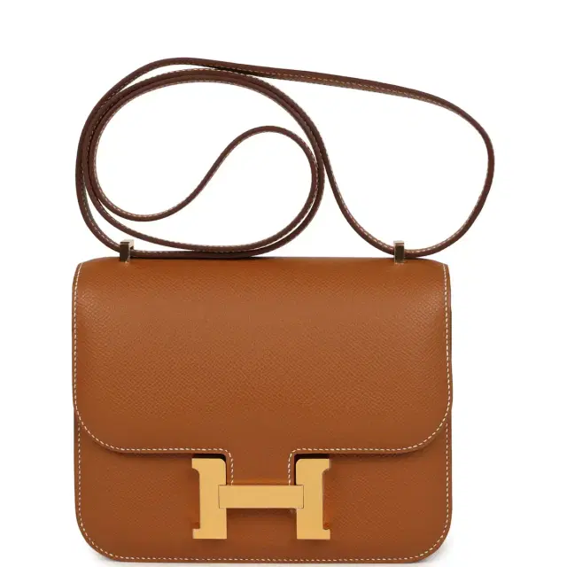 hermes Hermes Constance 18 Gold Epsom Gold Hardware