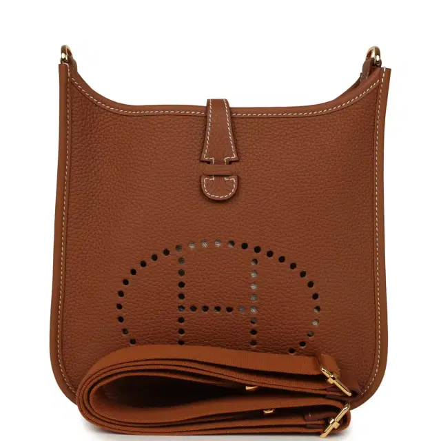 Hermes Evelyne 23 Gold Clemence Gold Hardware