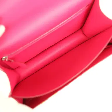 HERMÈS Pre-owned Hermes Constance 24 "Marble Silk" Rose Mexico Swift Palladium Hardware | Thumbnail 9
