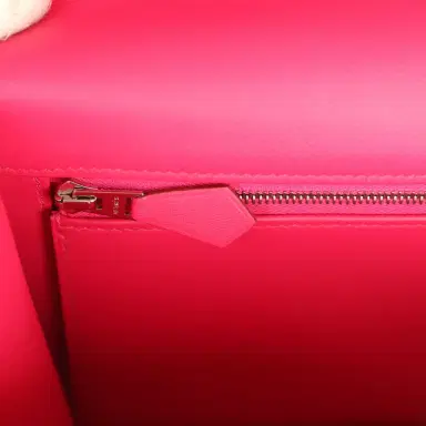 HERMÈS Pre-owned Hermes Constance 24 "Marble Silk" Rose Mexico Swift Palladium Hardware | Thumbnail 10
