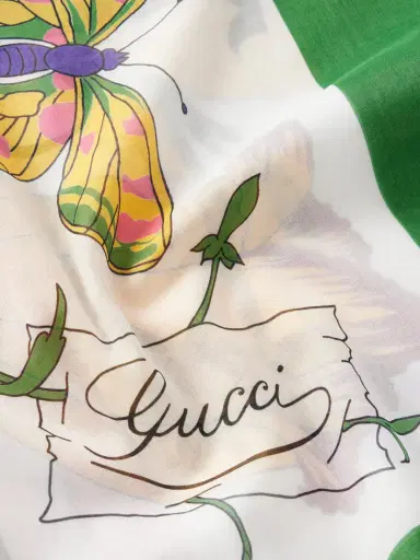 Gucci Floral-print Cotton Scarf | Thumbnail 3