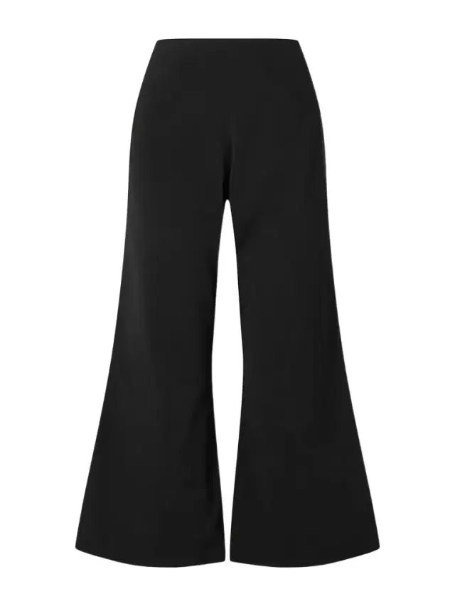 Walter Cotton And Silk-blend Flared Pants